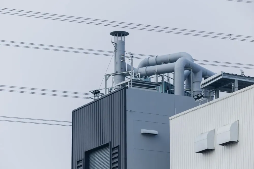 Gaine de fumée près de Grenoble